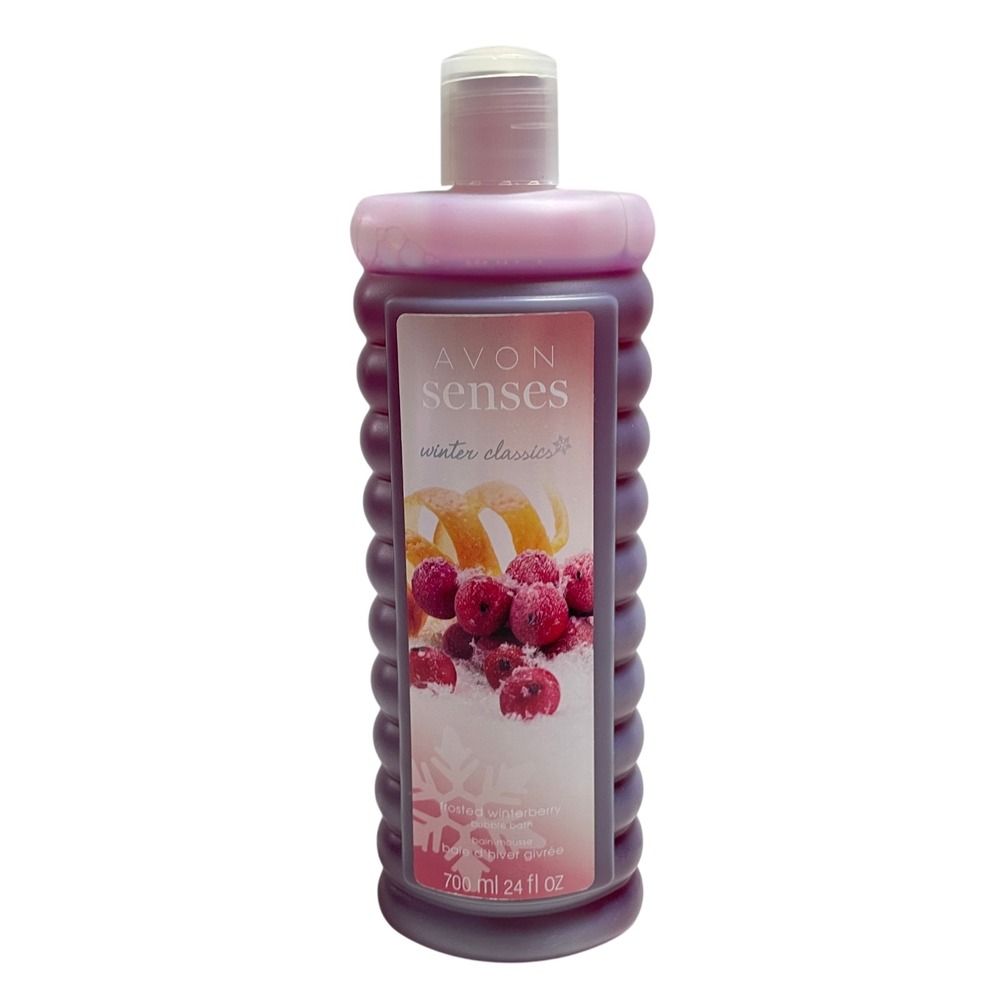 Avon Senses Winter Classic Frosted Winter Berry Bubble Bath NEW Sealed 24 Fl Oz